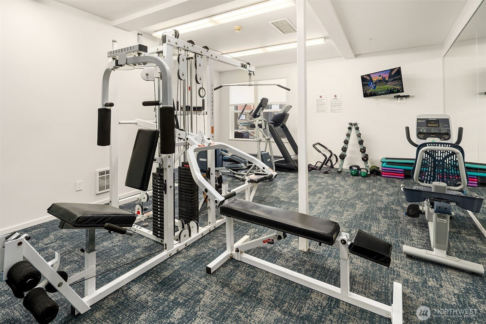 Well appointed gym