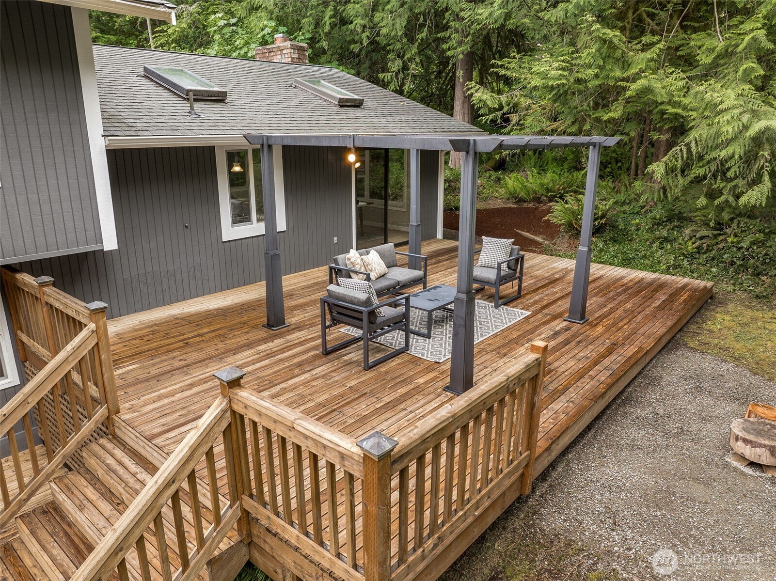 Can you imagine all the fun you'll have entertaining and hanging out on this large back deck? Create many memories in this incredible property!