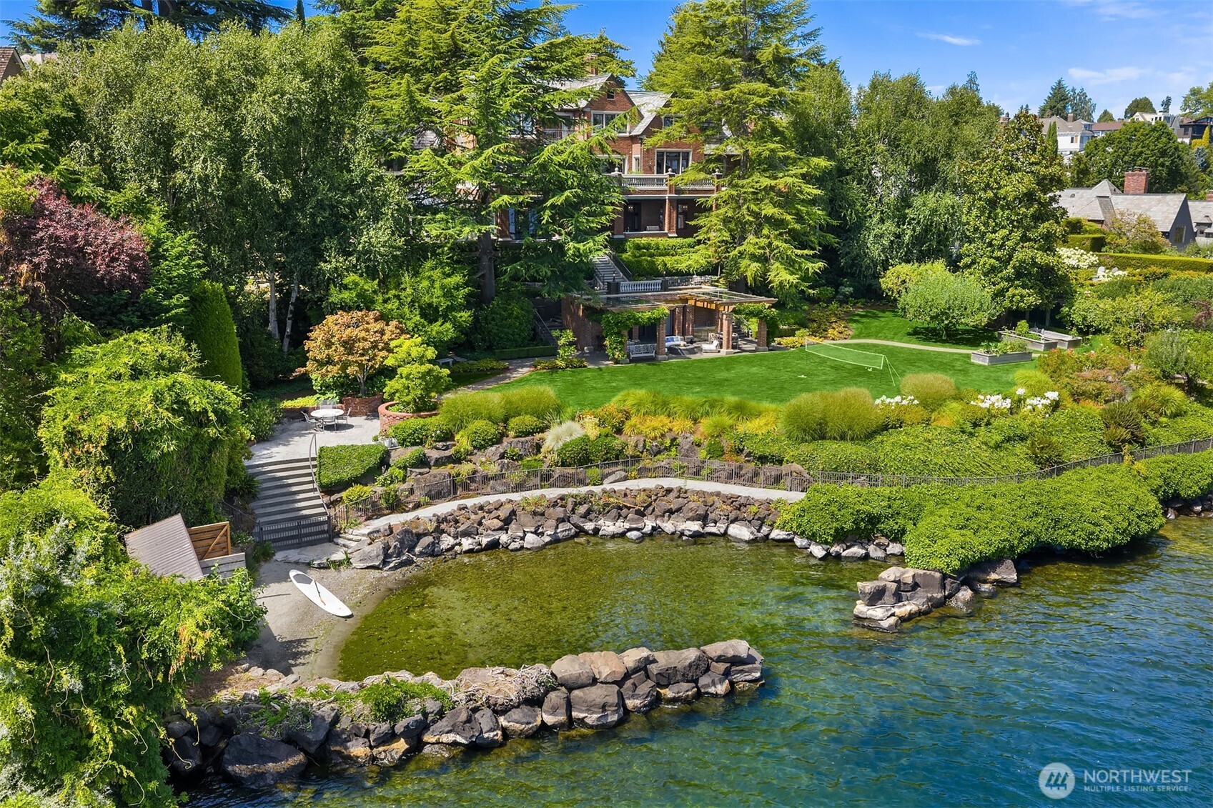 Private and serene.