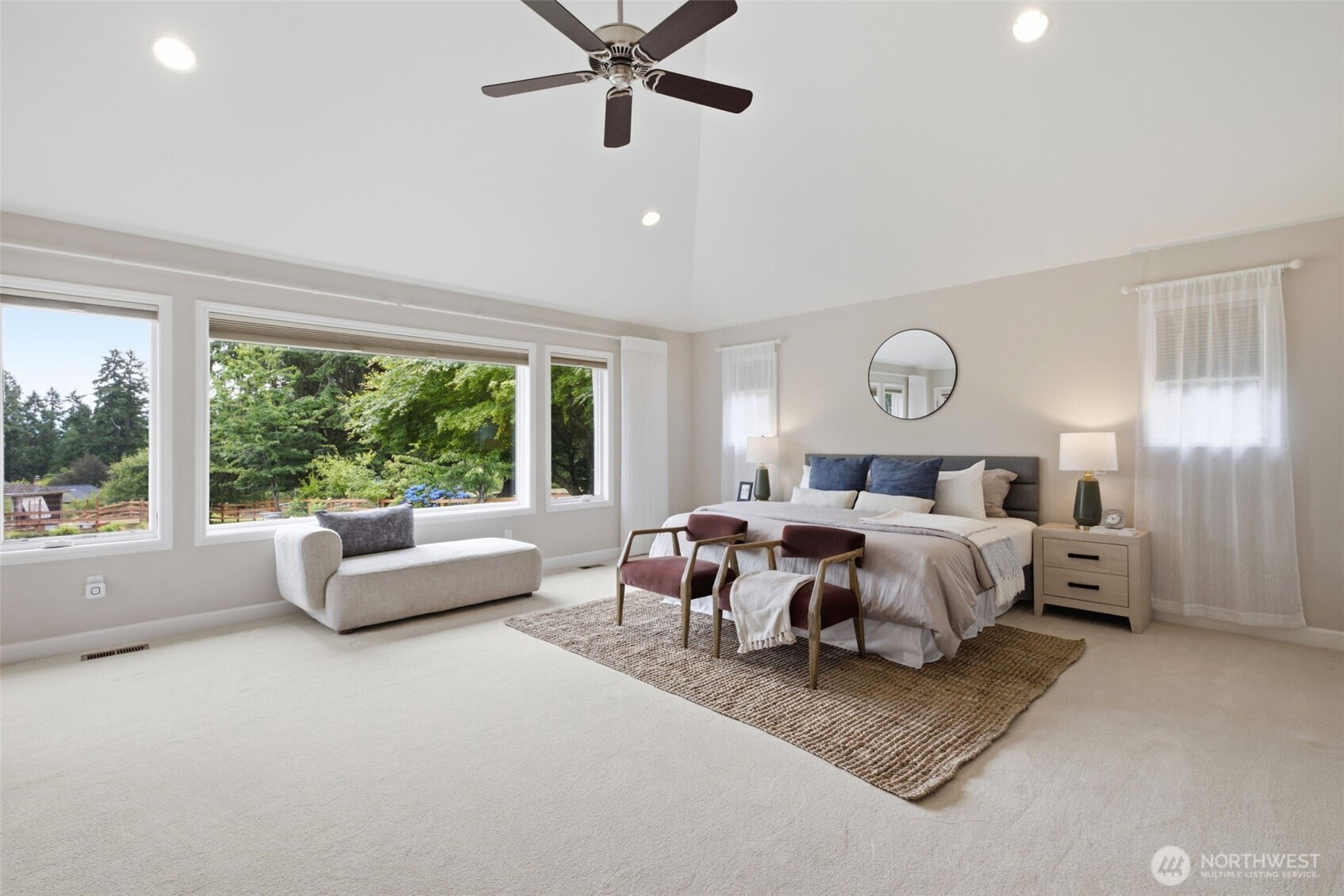 Main floor primary suite