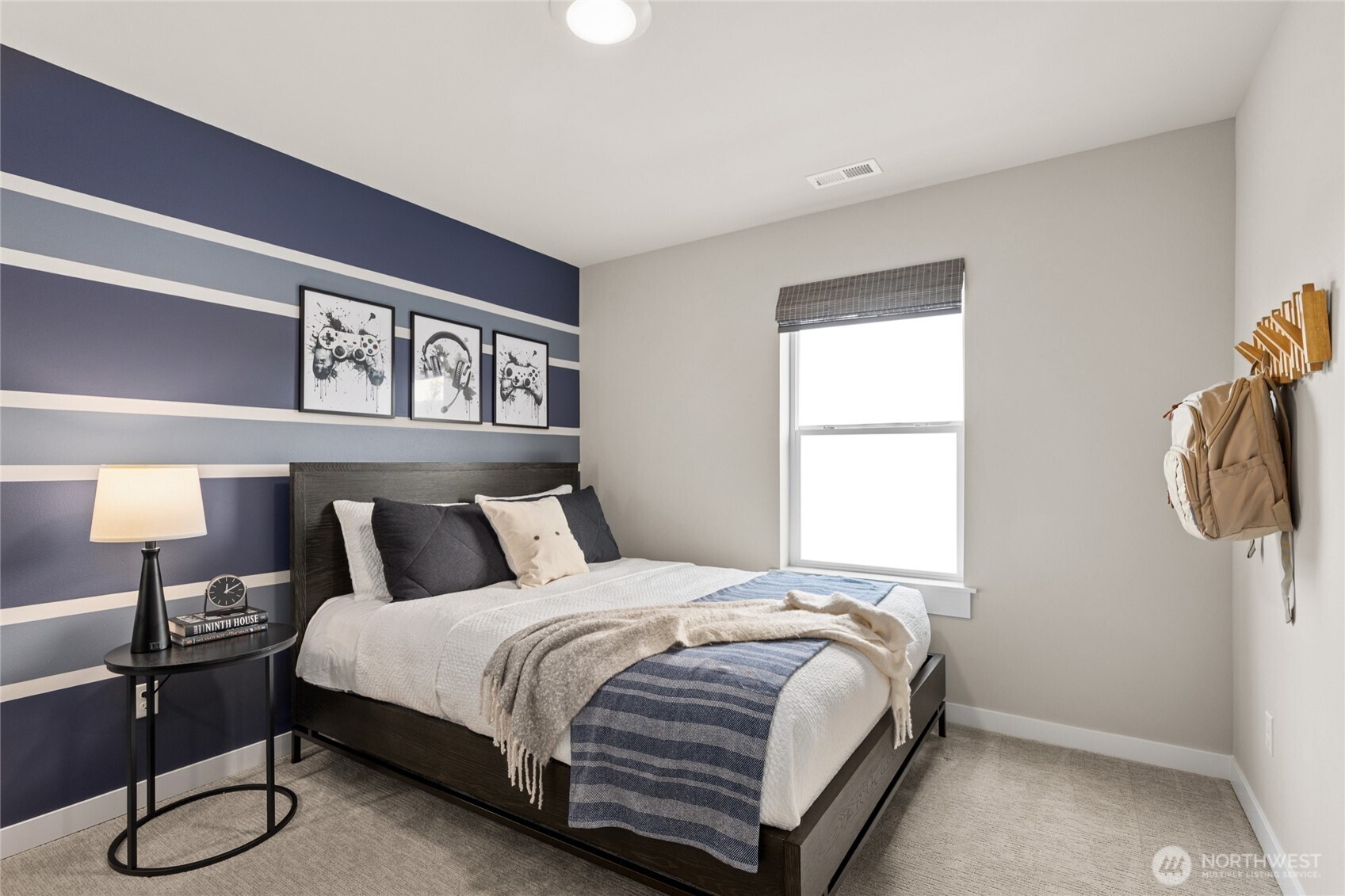 One of 5 upstairs bedrooms