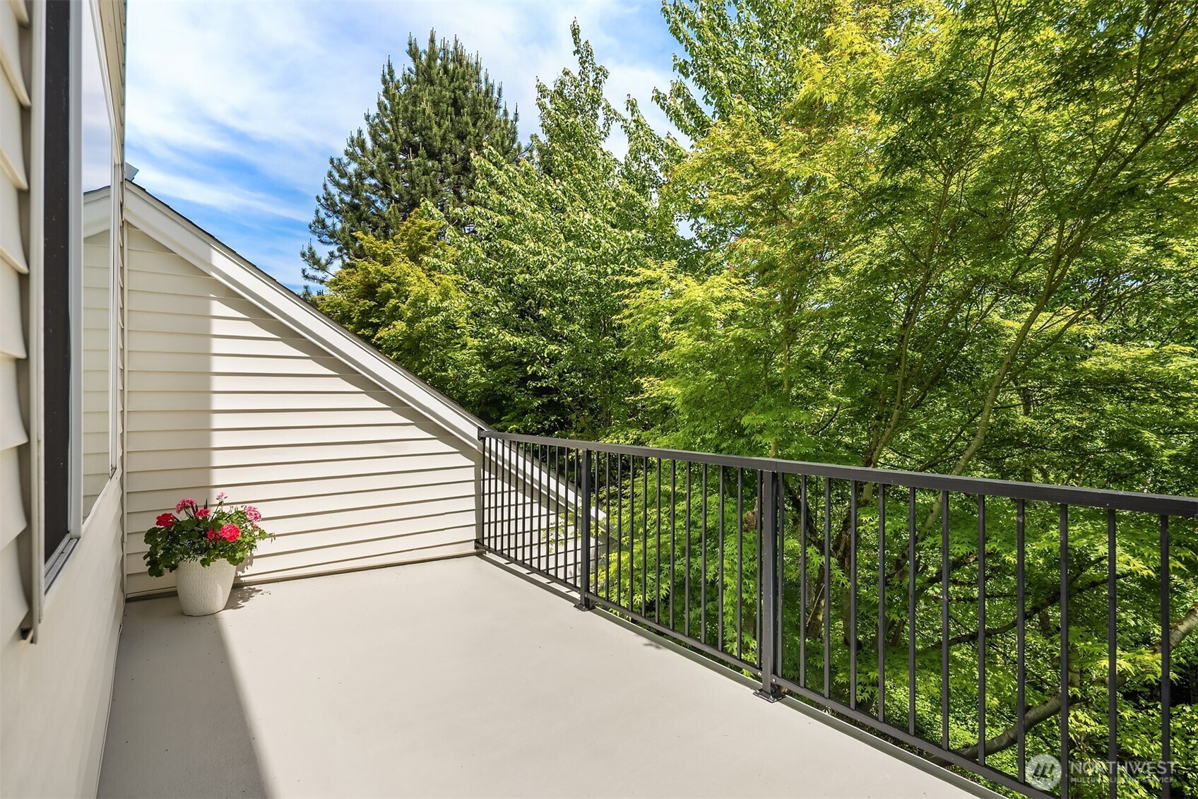 Unwind after a long day on this deck.
