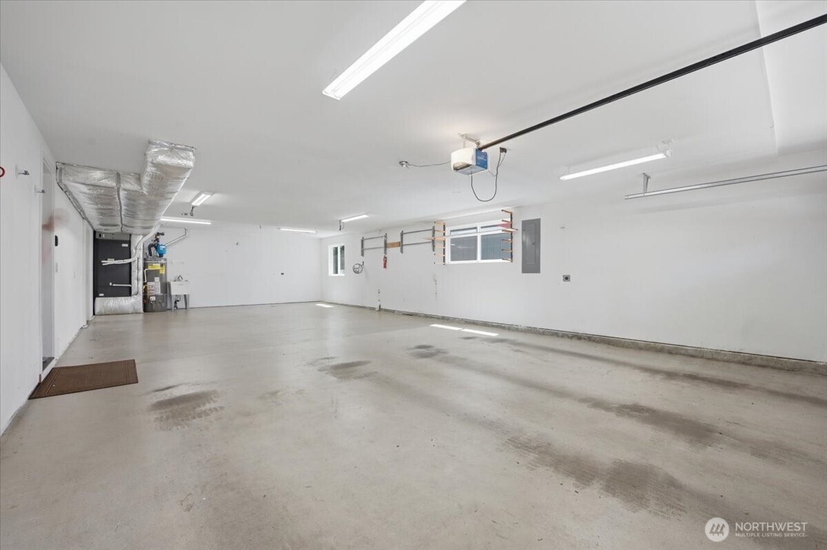 HUGE 4 car garage!!