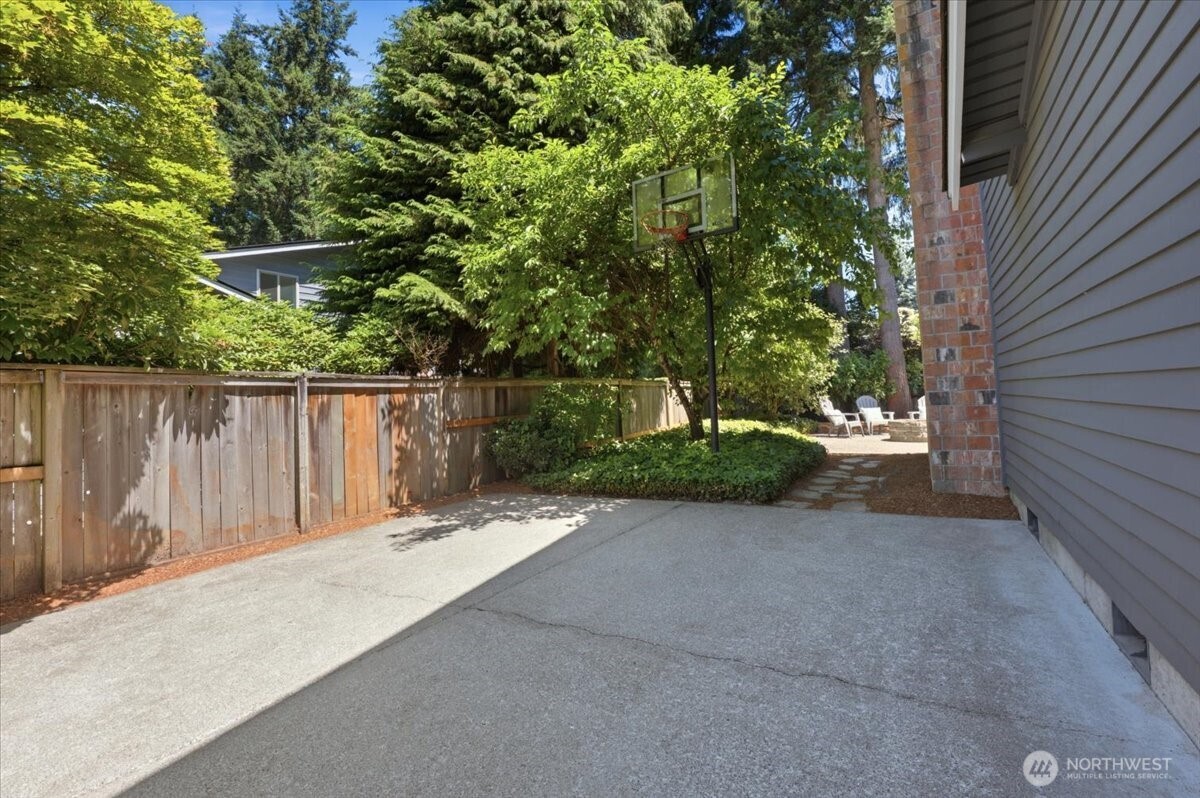 Large low maintenance yard