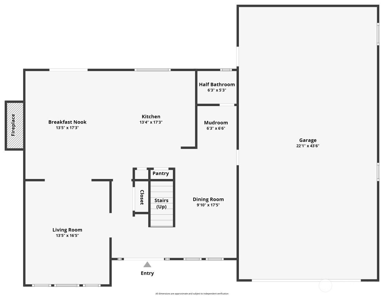 Lower level layout