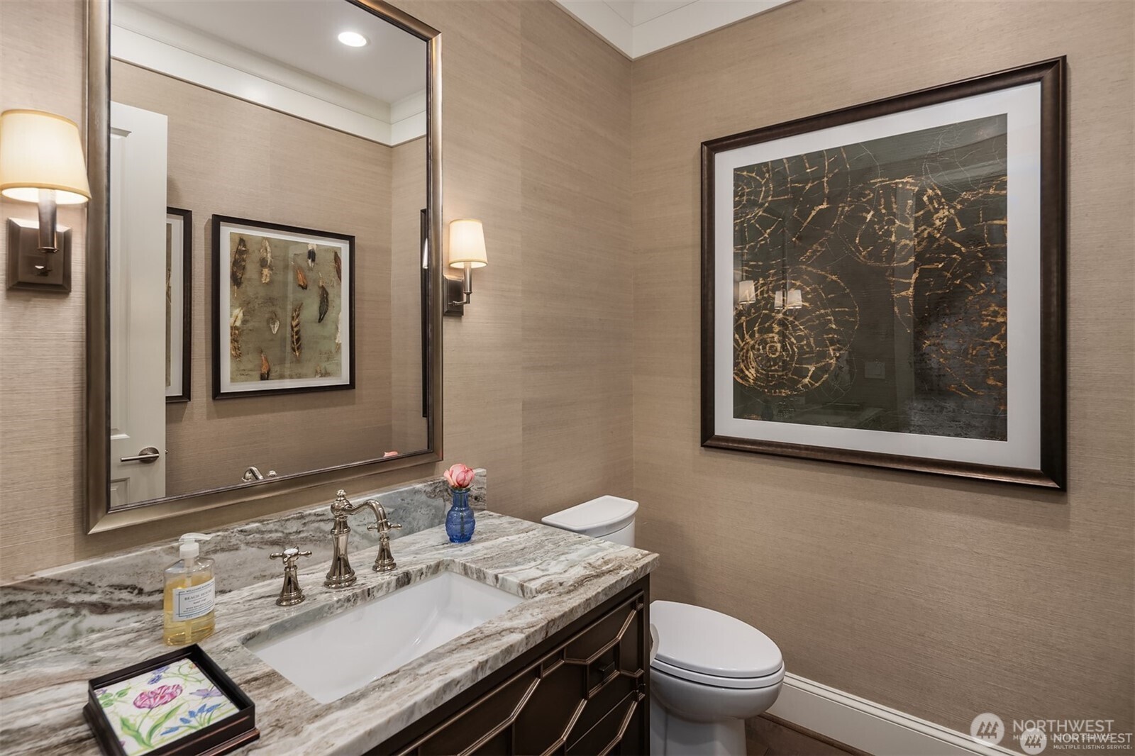 Main floor powder bathroom.