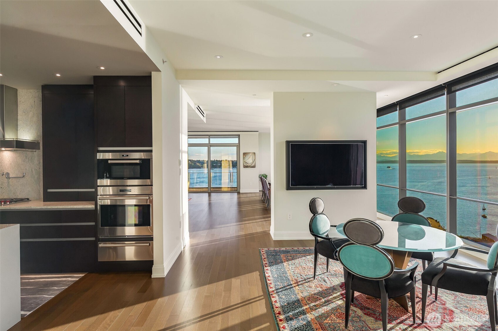 Currently informal dining area off the kitchen. Could double as a family room.