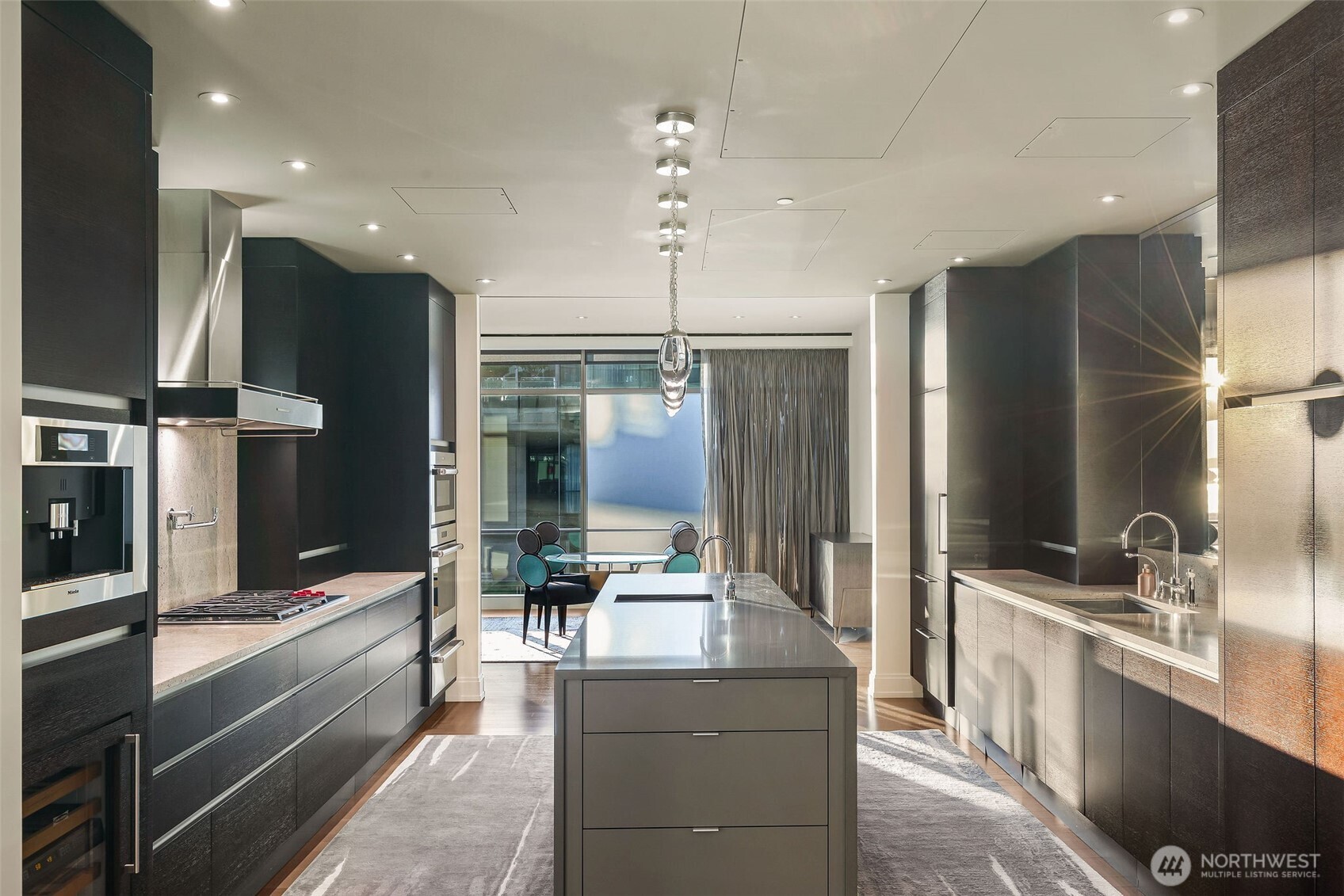Slightly different kitchen angle with miles of counter space!