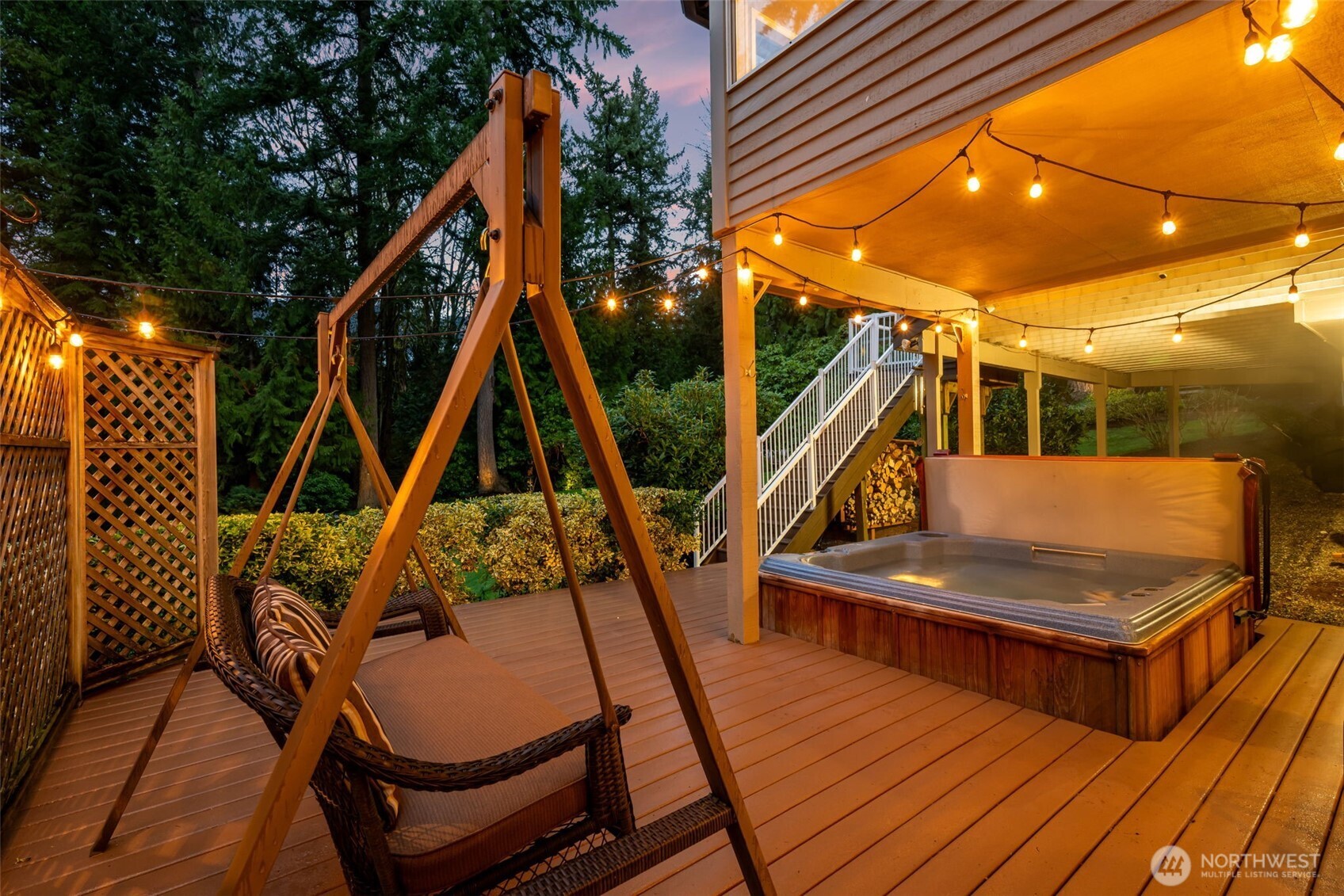 Private & secluded hot tub