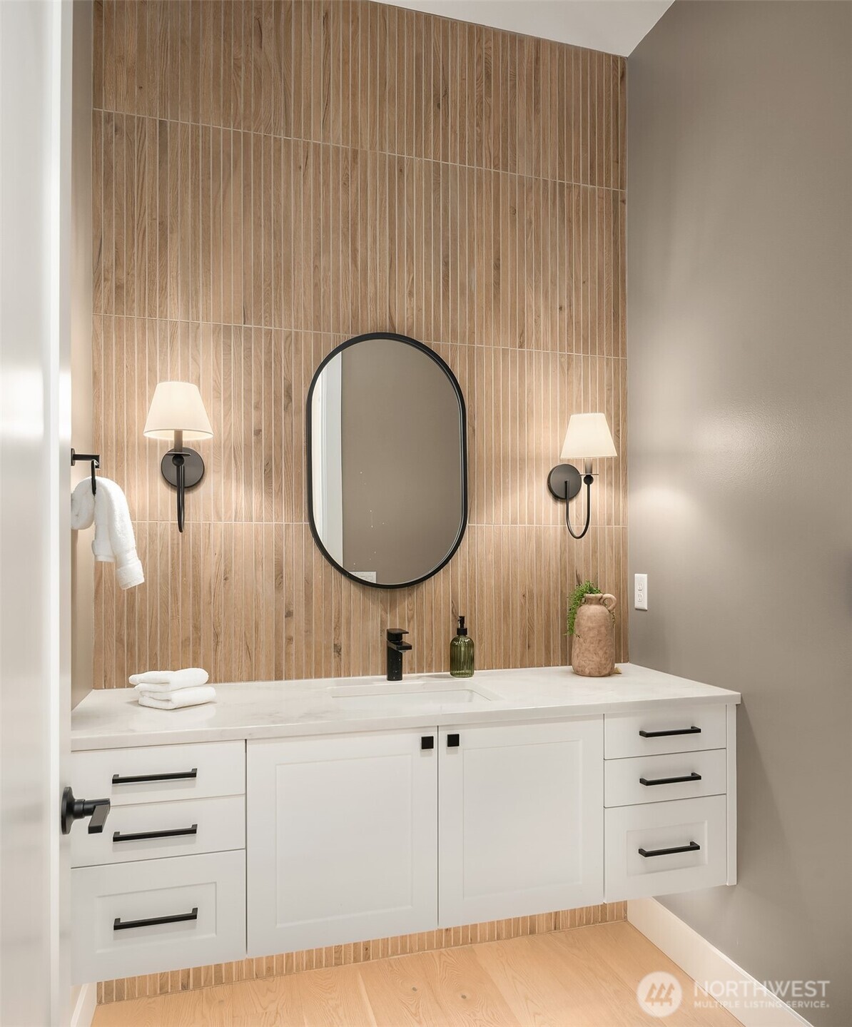 Main floor powder bathroom.