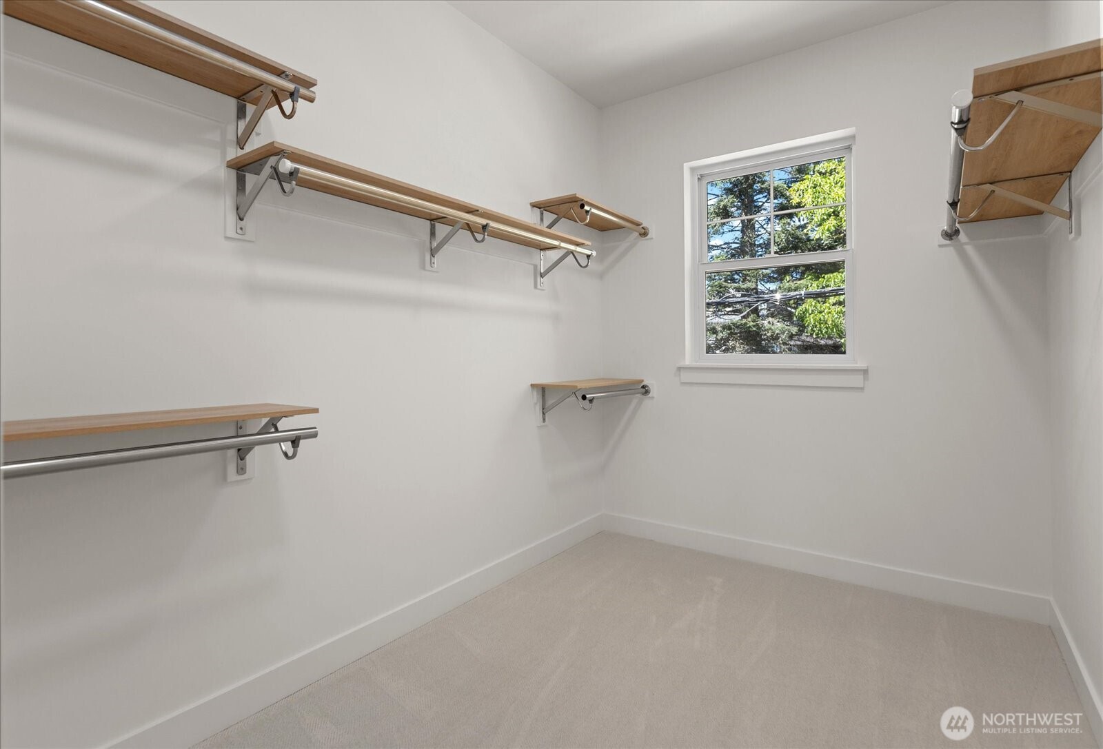 Primary walk-in closet