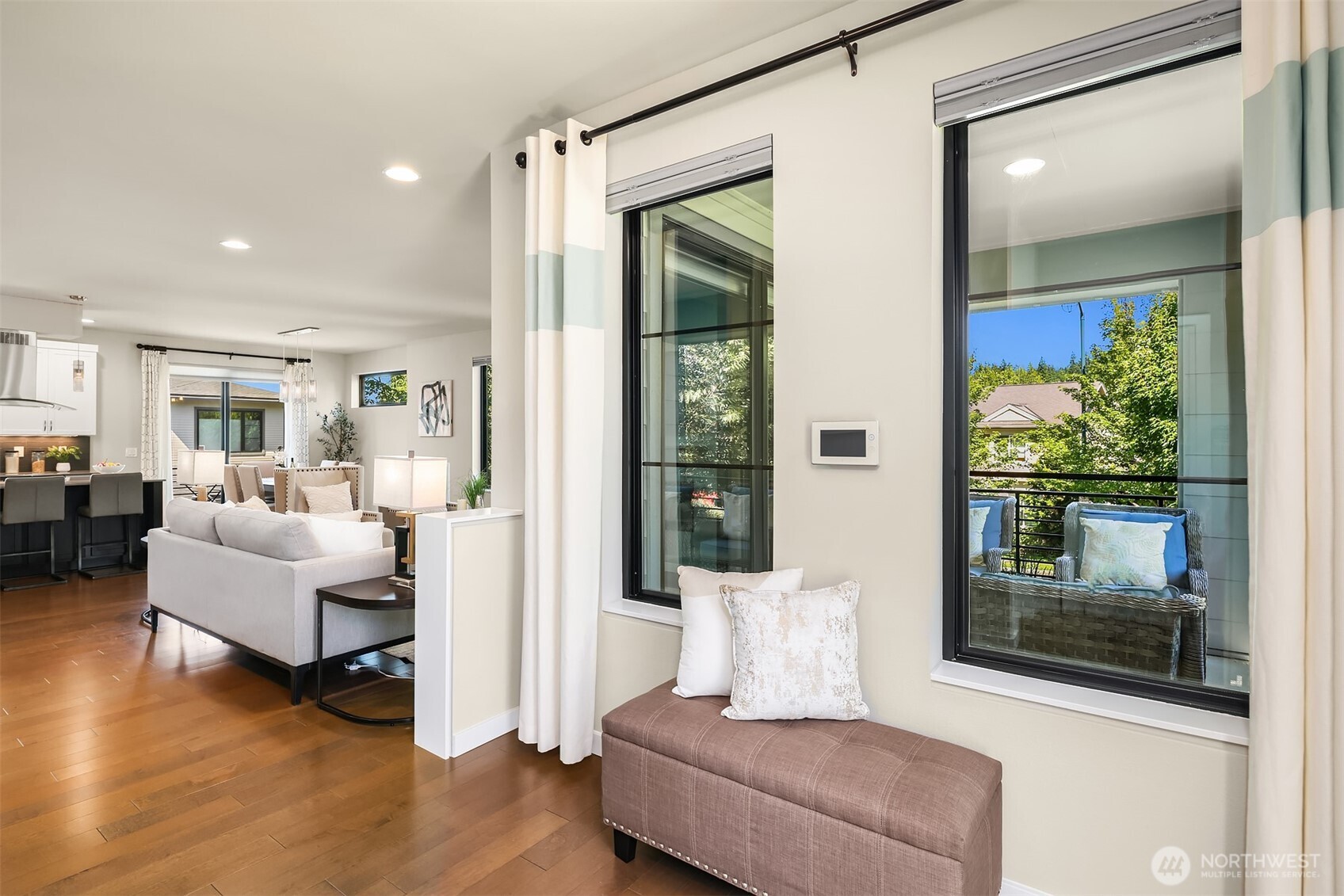 Light, airy and breezy and better than new construction with many updates. Spacious entryway surprises and delights immediately and sets the tone for the rest of the home
