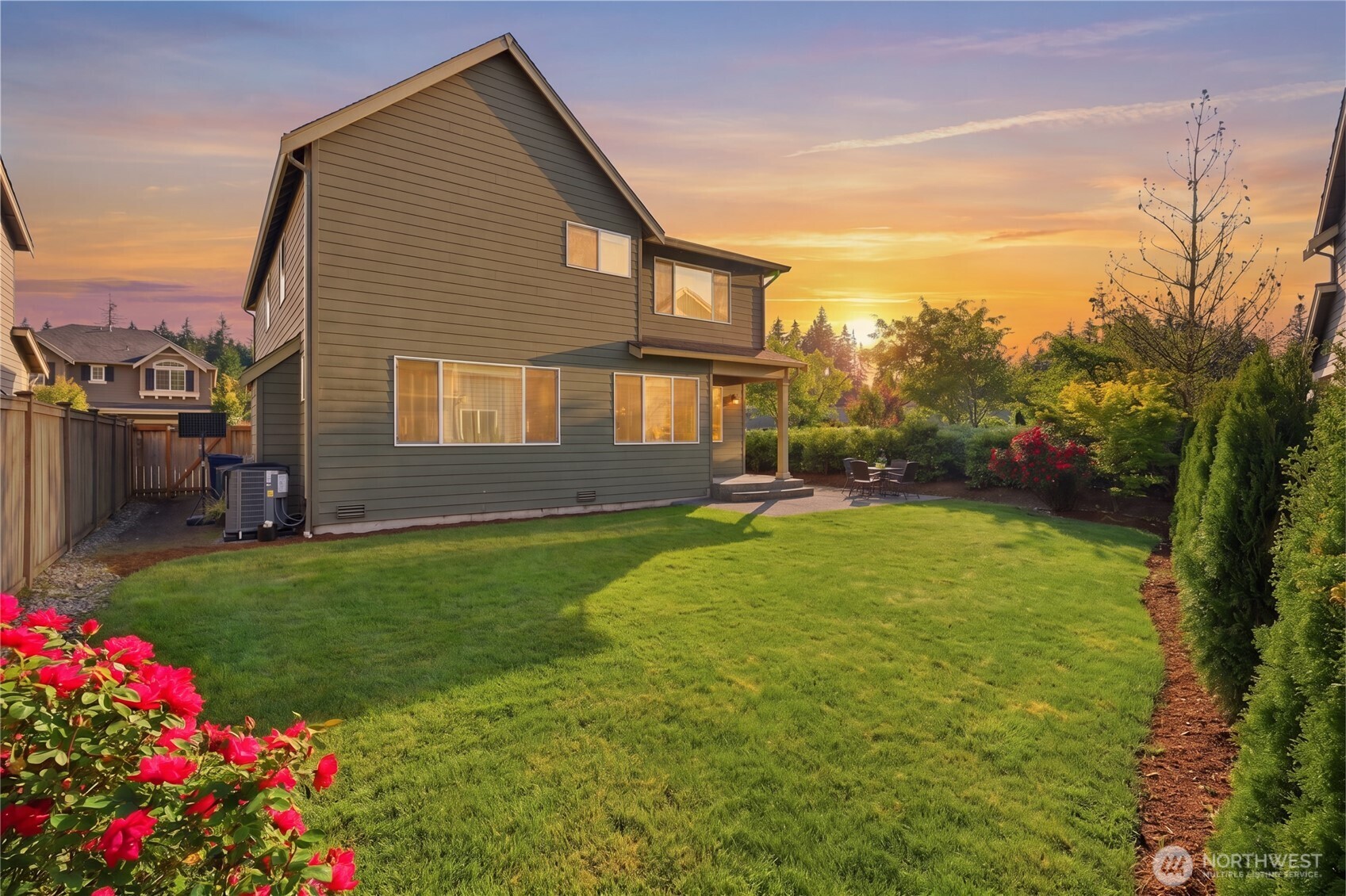 New AC, fully fenced yard, and covered patio.