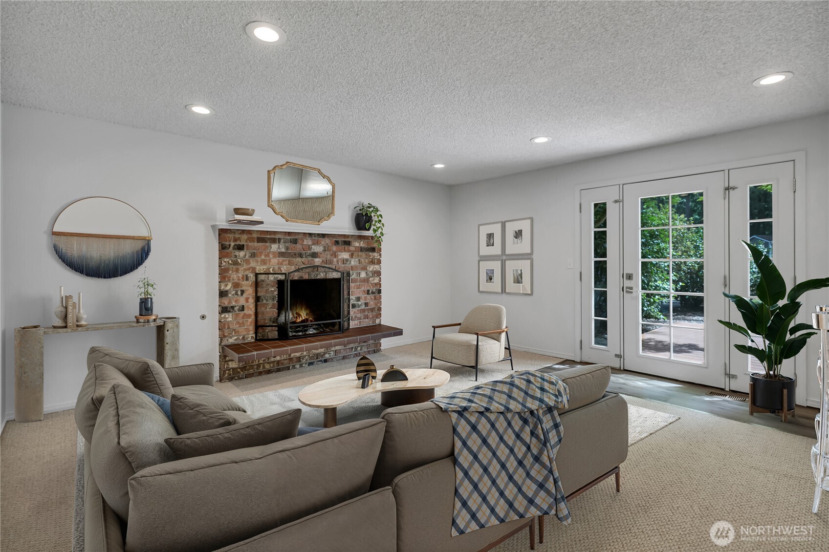 Virtually staged. Great room