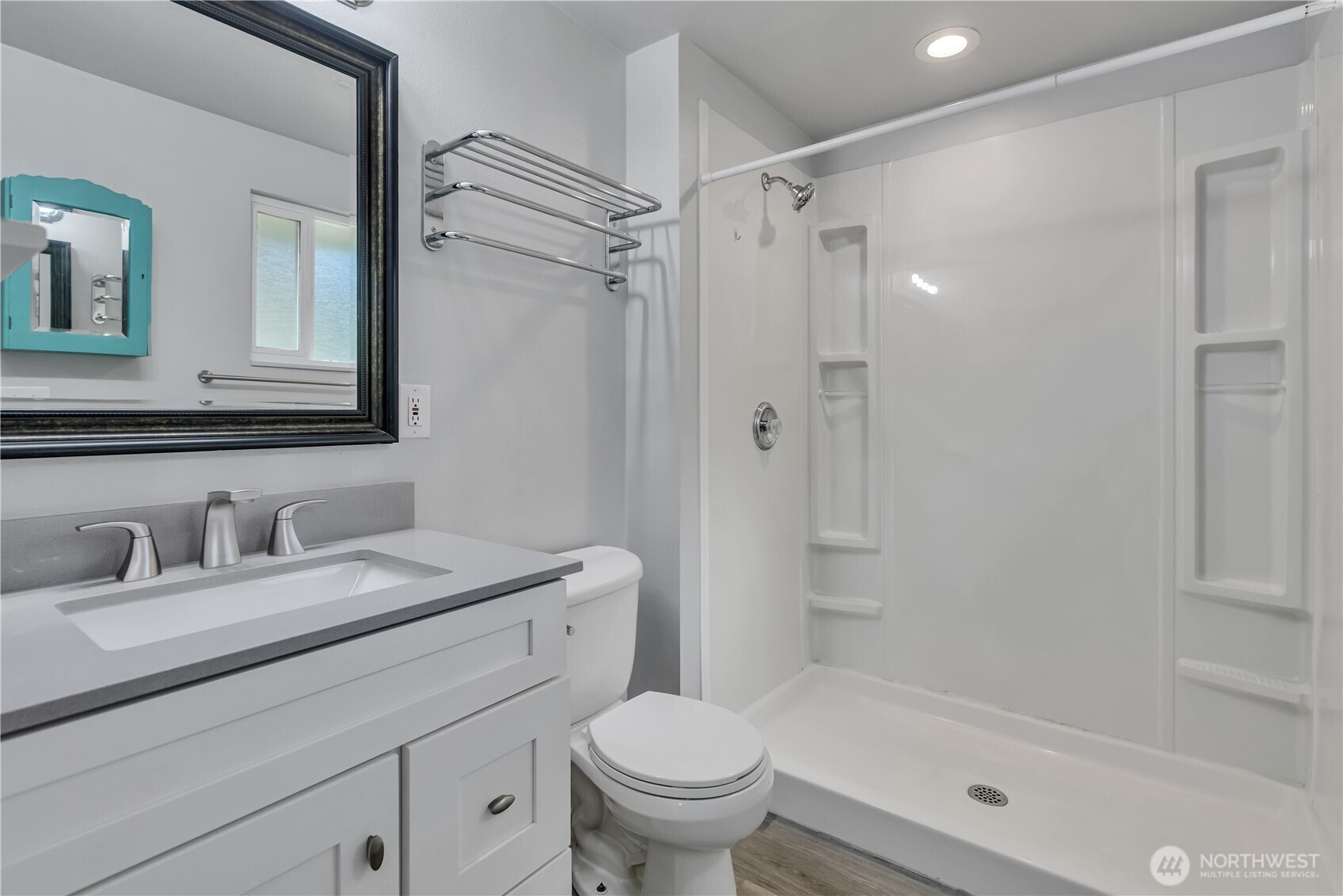 Virtually staged. Second bedroom
