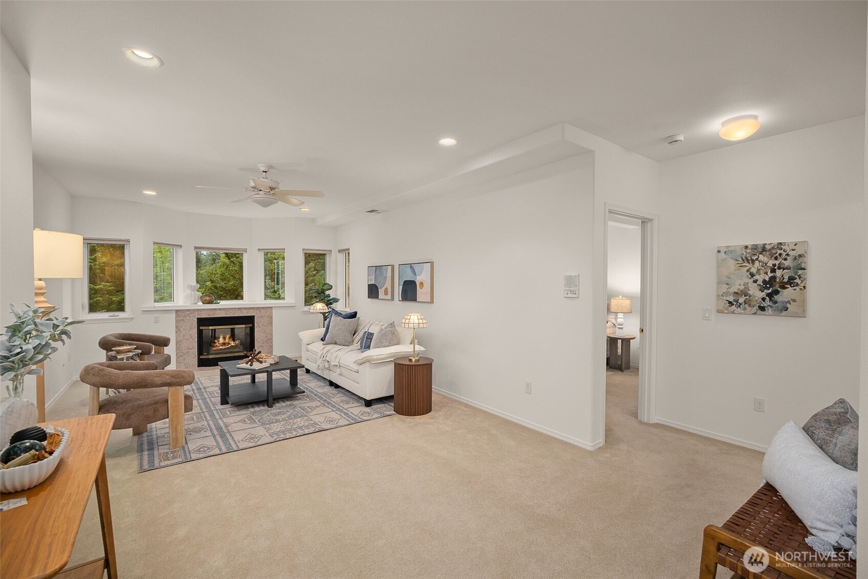 light and bright lower floor multi purpose room