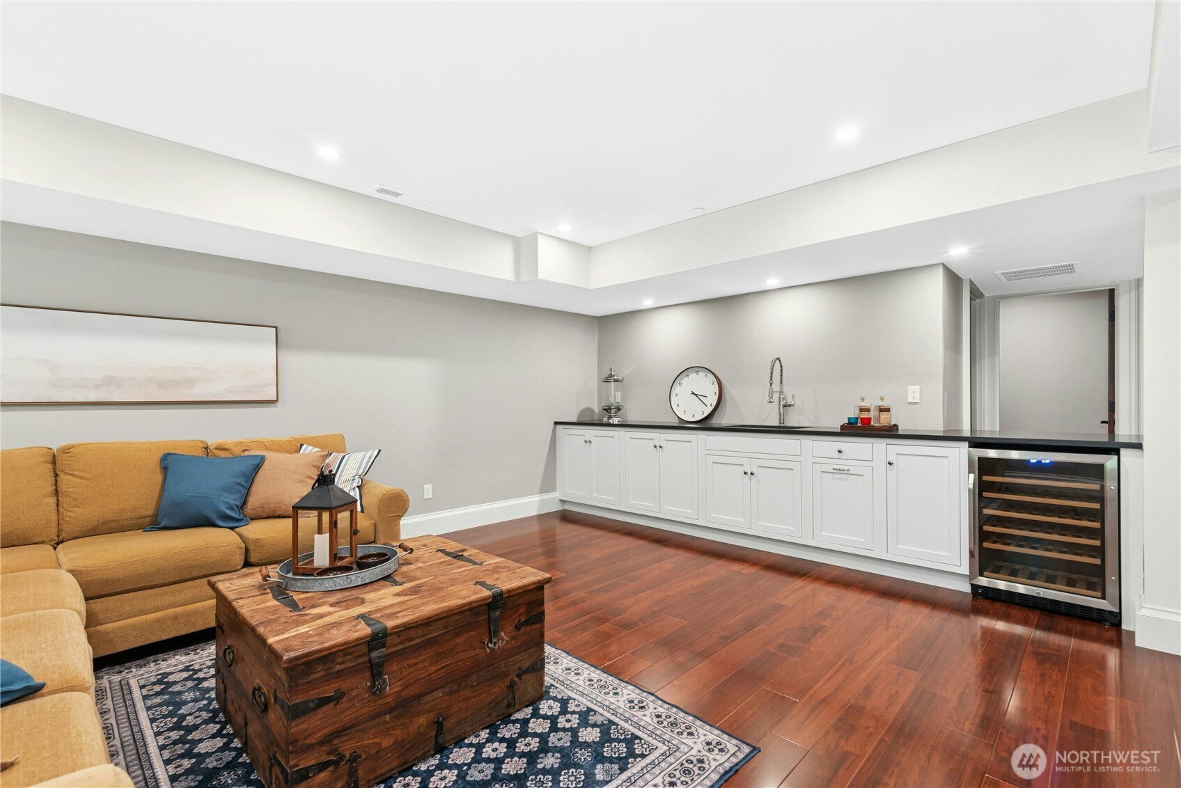 Media room - basement - fully wired for sound