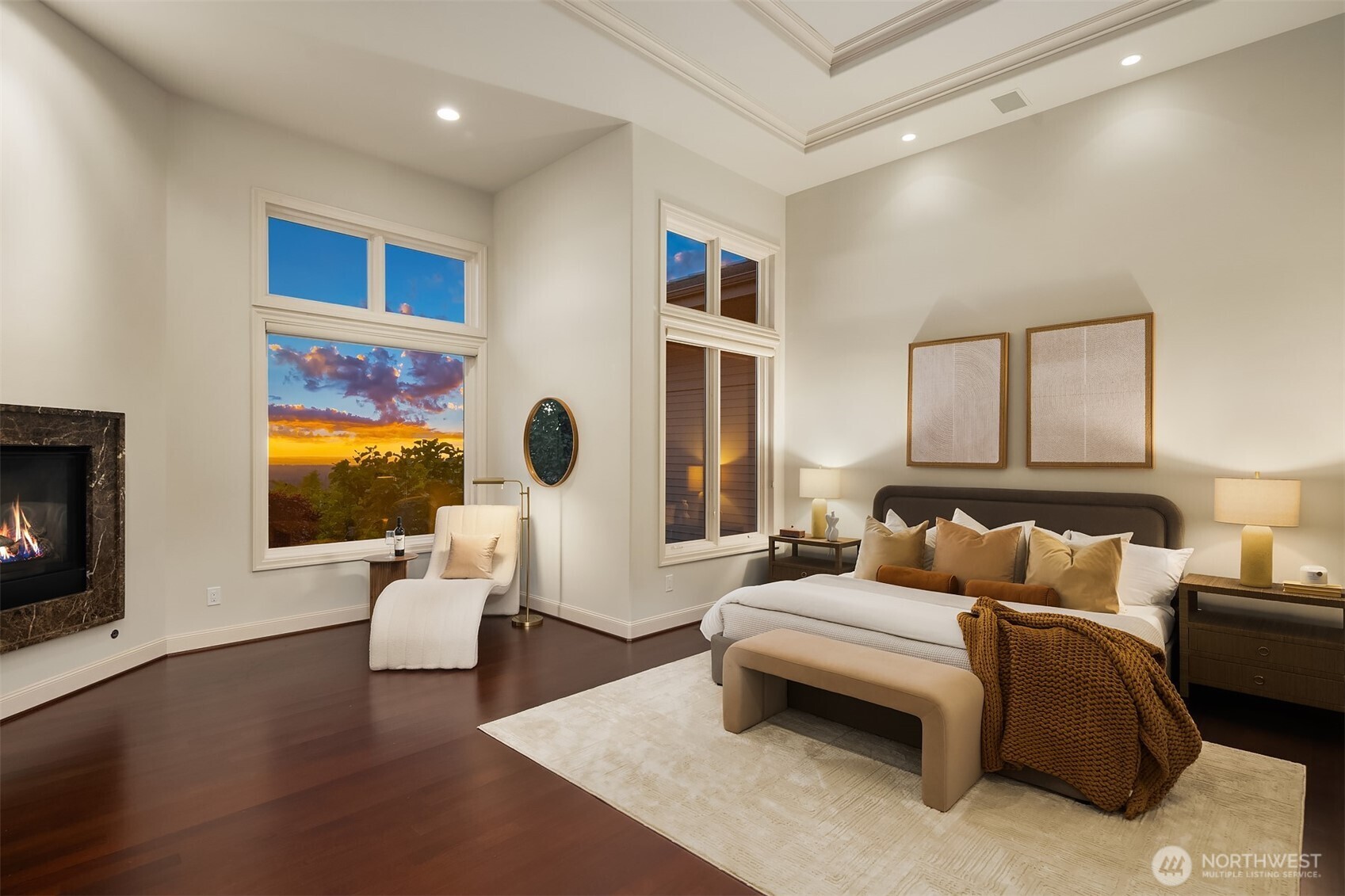 Grand Primary Suite on the main level.