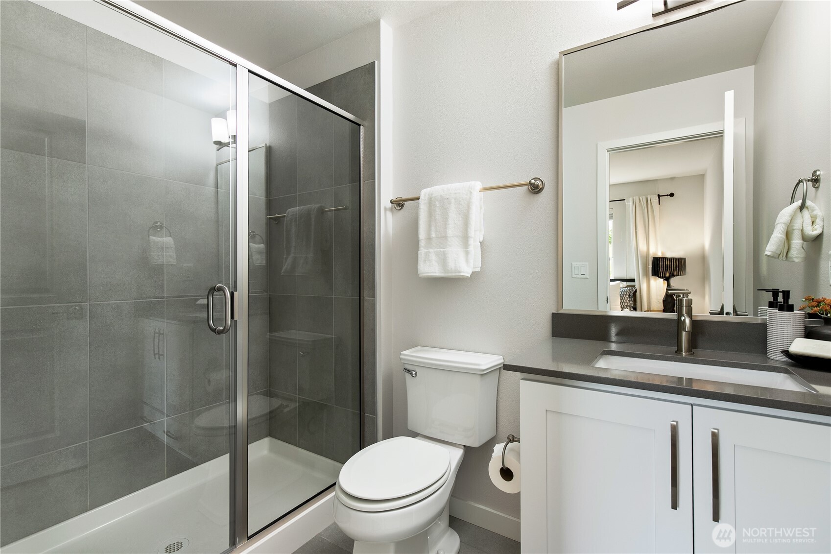 Lower level bath