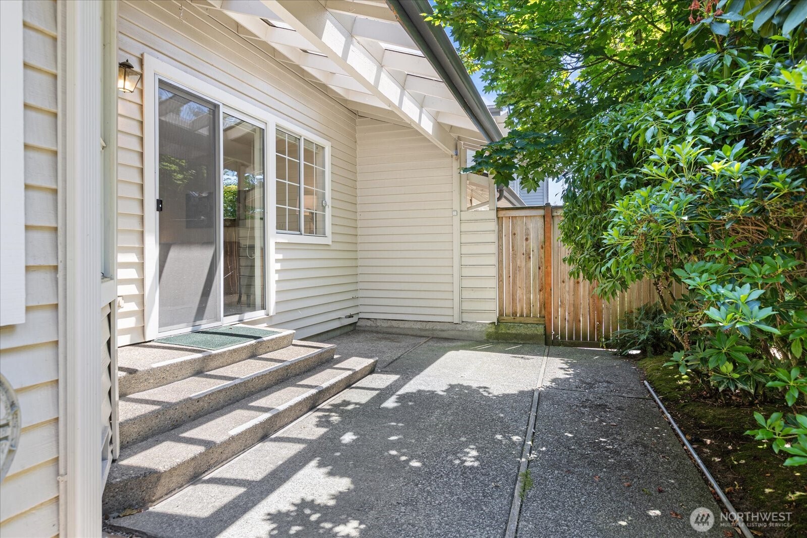 Private patio