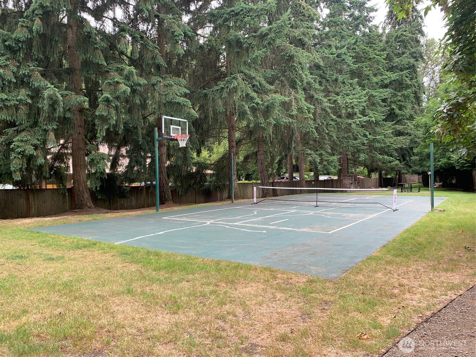 Community has park with a sport court.