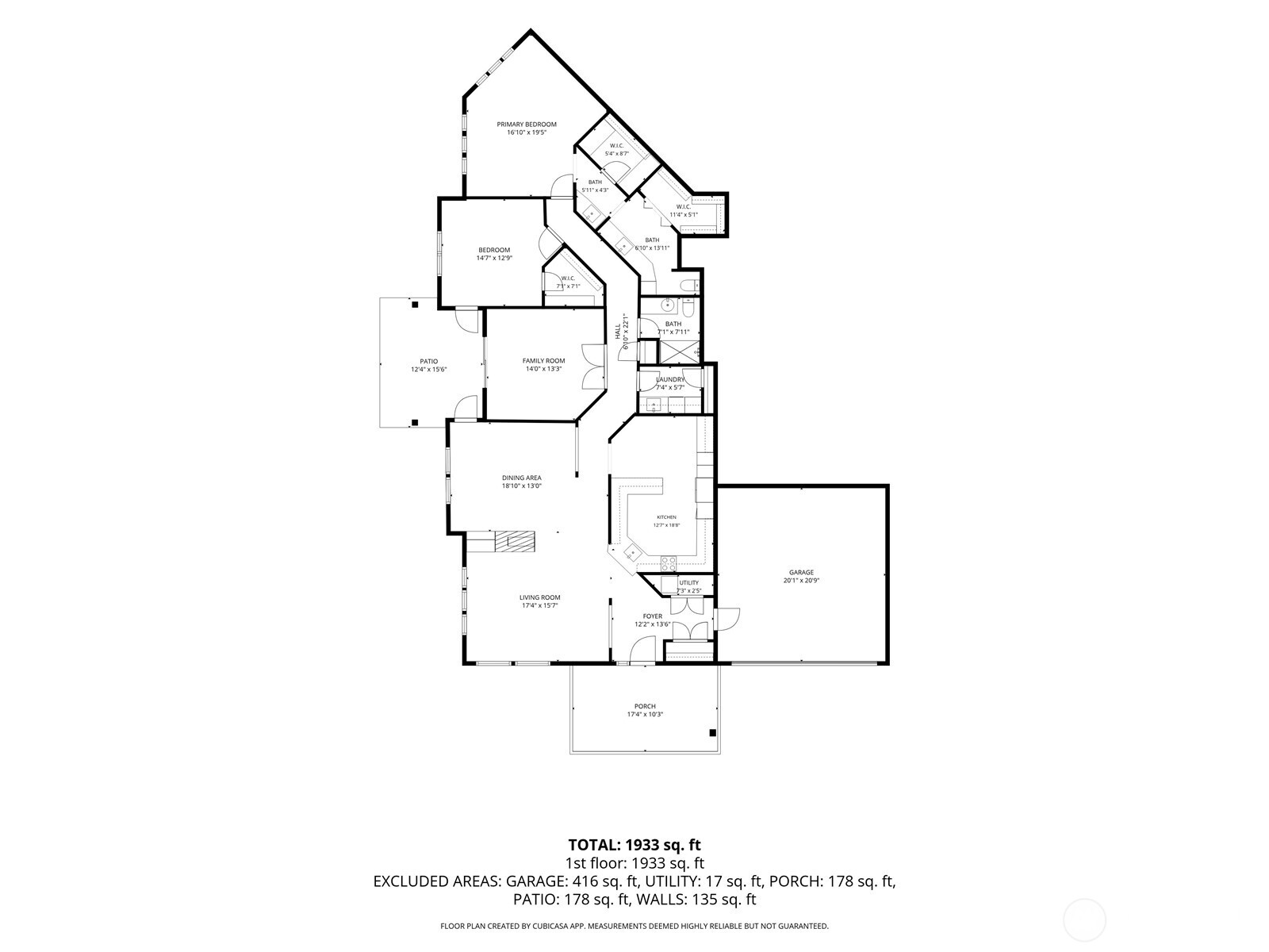 App drawn floor plan. measurements are not accurate. Informational only