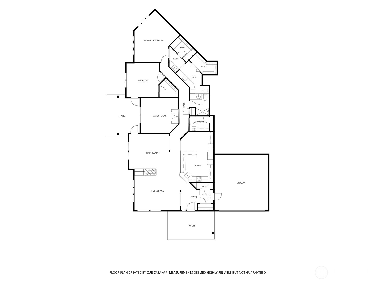 App drawn floor plan, informational only