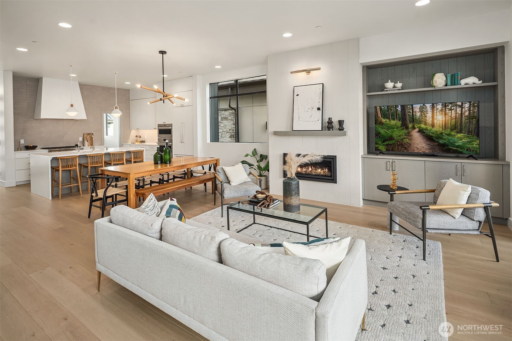 Living area on main level
