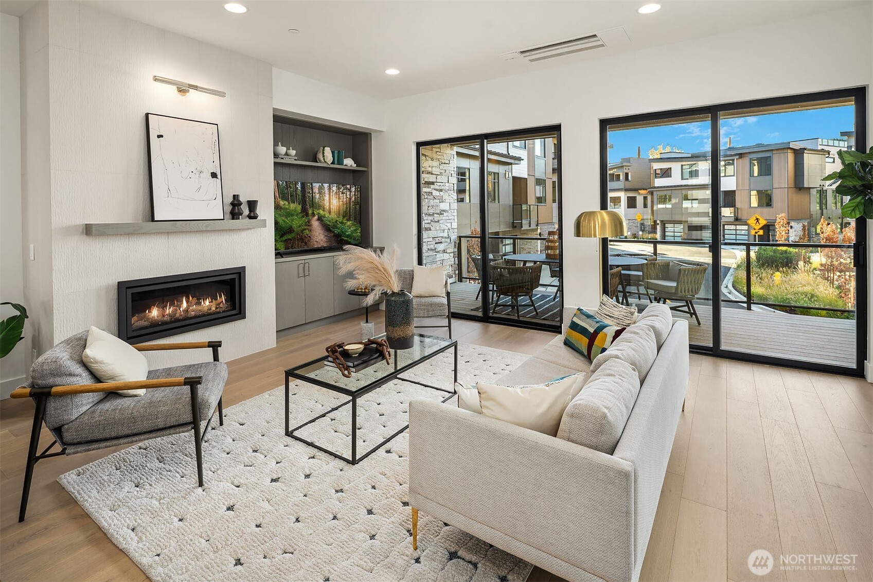 Living area on main level