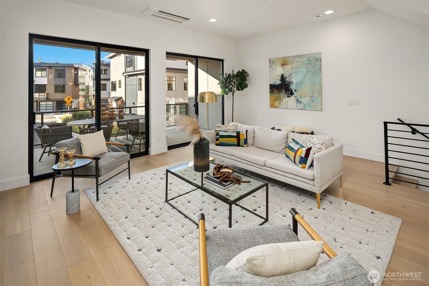 Living area on main level