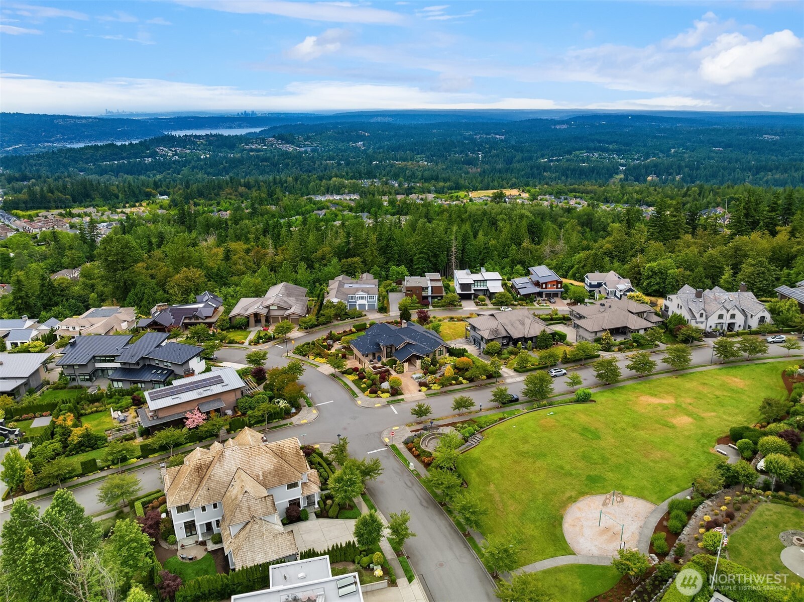 Premier location directly across from Harrison park.