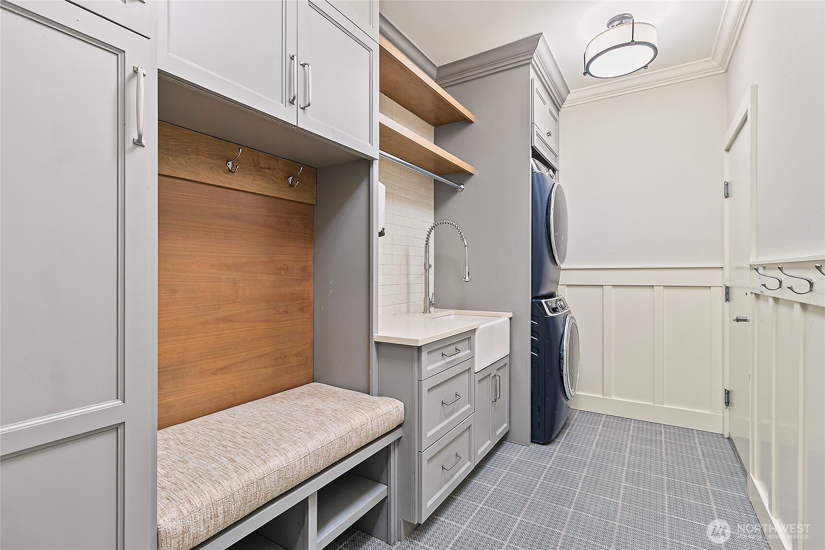 Main floor bath with shower.