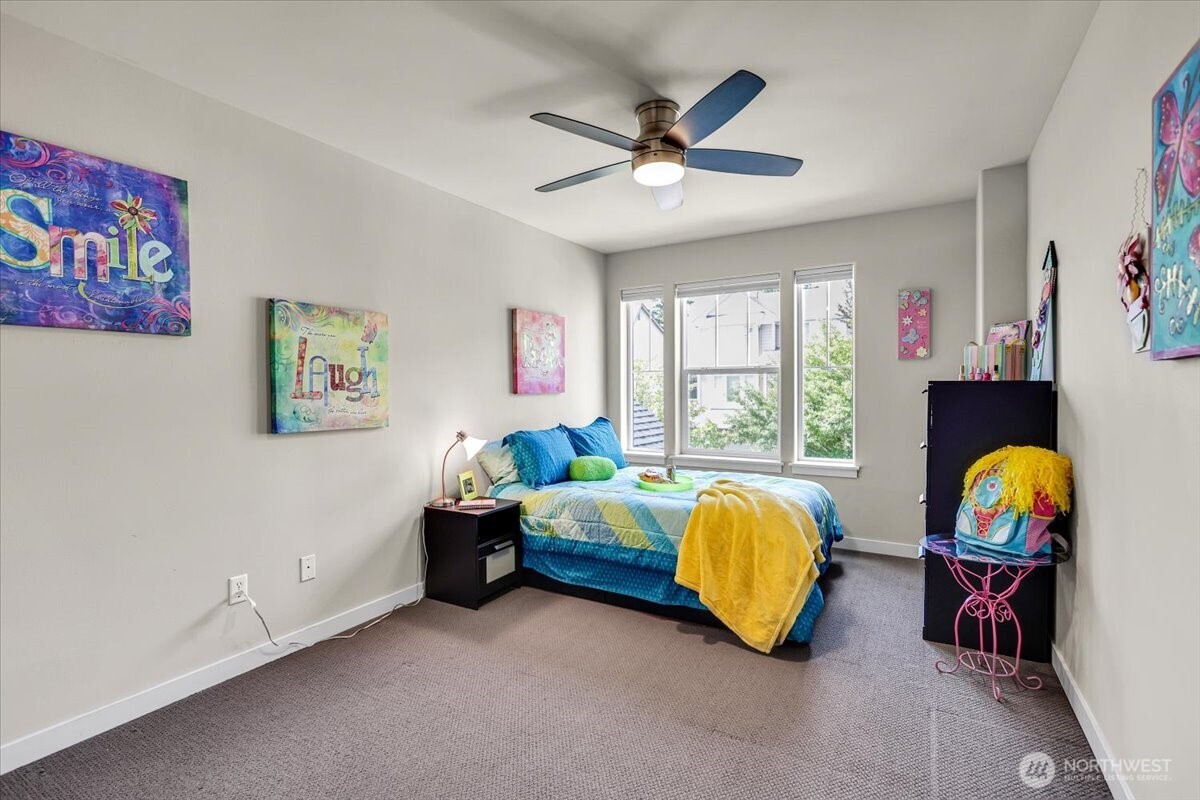3rd Bedroom is large enough for two beds