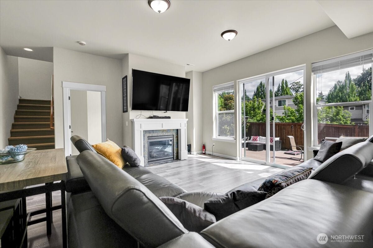 Daylight Basement with access to the Backyard