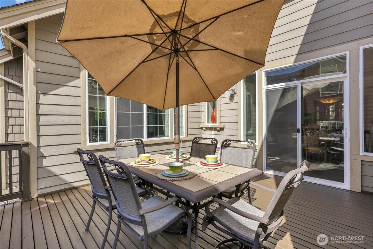 1st Deck is steps from the Dining Room
