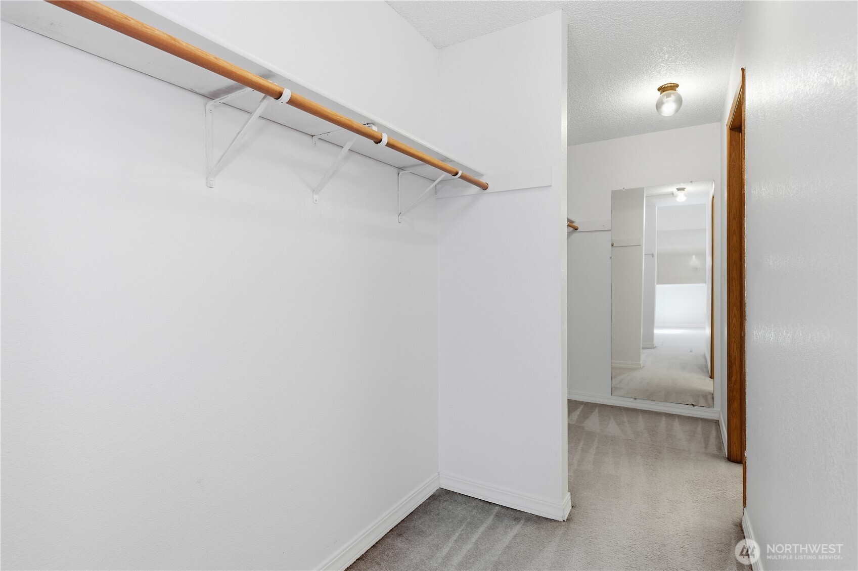 Primary walk in closet