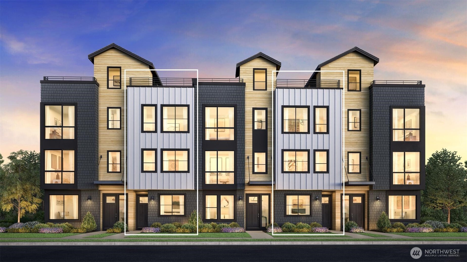 The Cascadian by Toll Brothers (artist rendering).