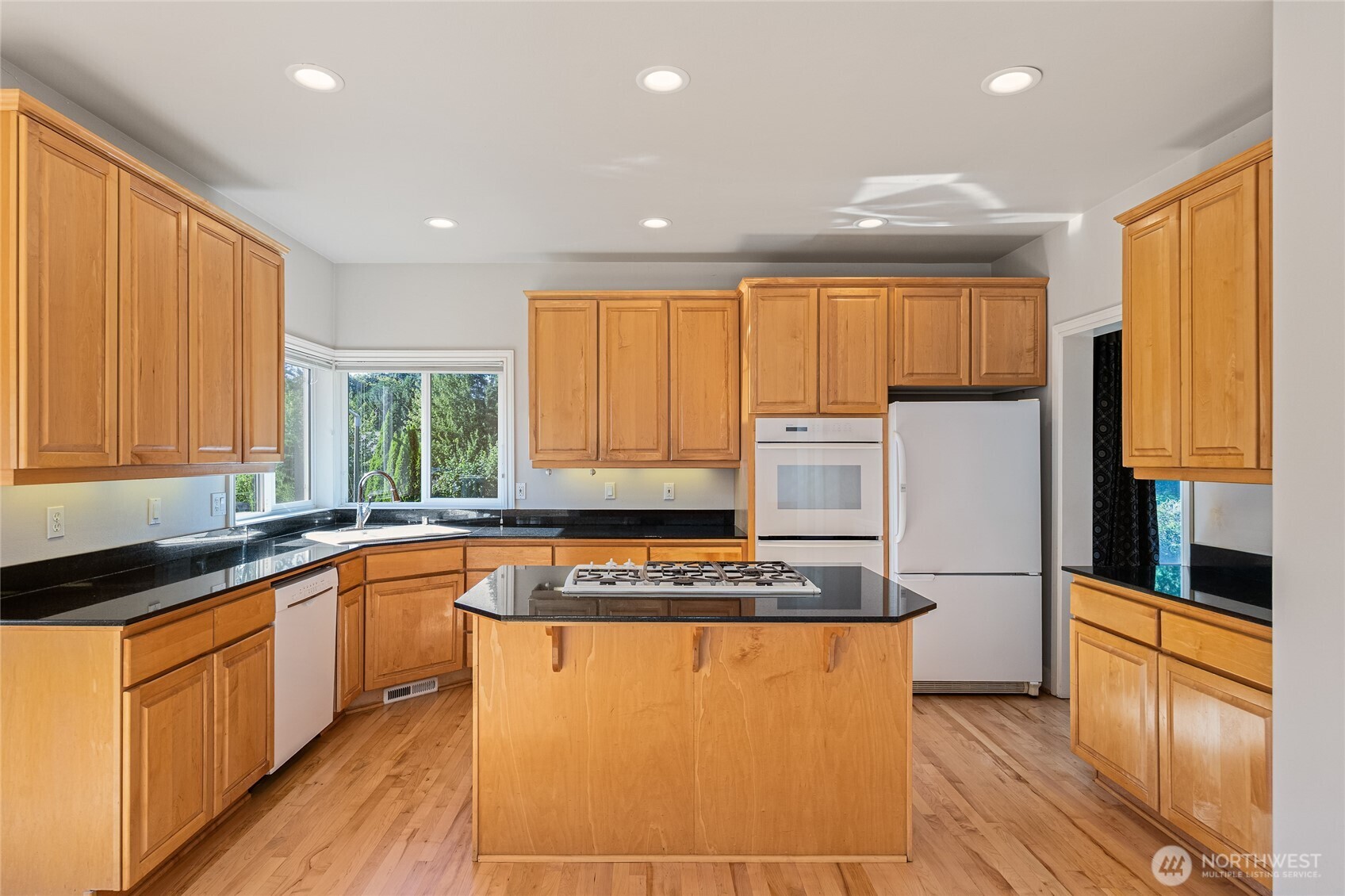 Open Concept kitchen with Thermador Appliances