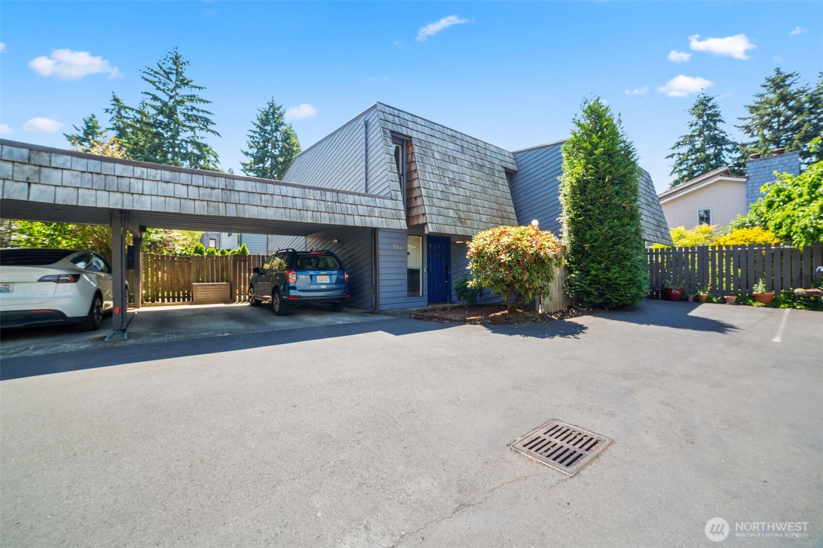 Covered carport parking - 1 space.
