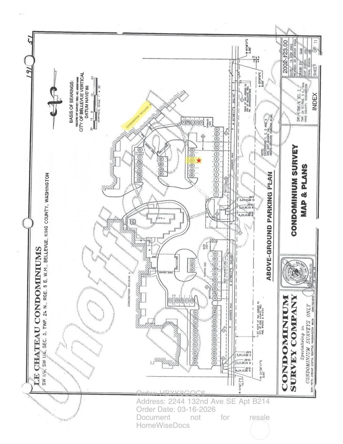 2nd Parking space for Unit B214, with close and easy access to the Building B entrance