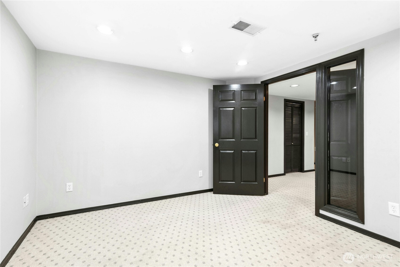 Alternate view of the additional finished room.