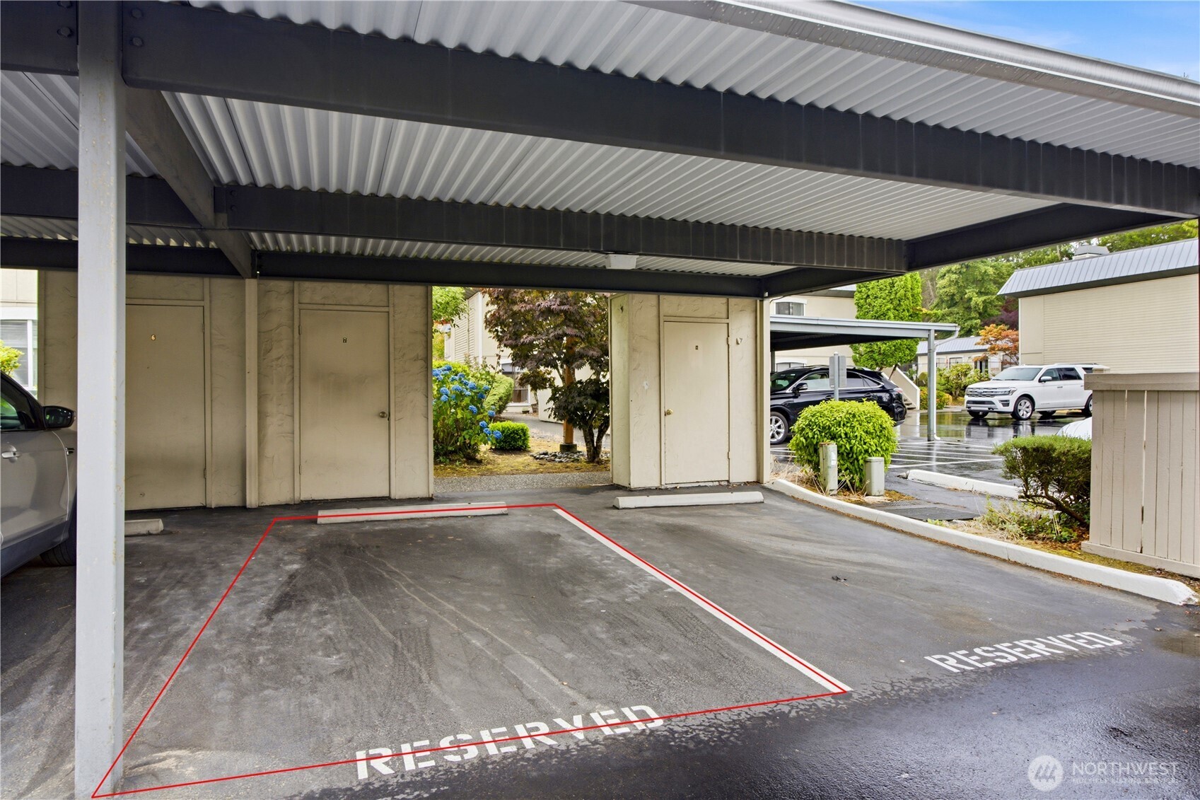 Assigned parking spot