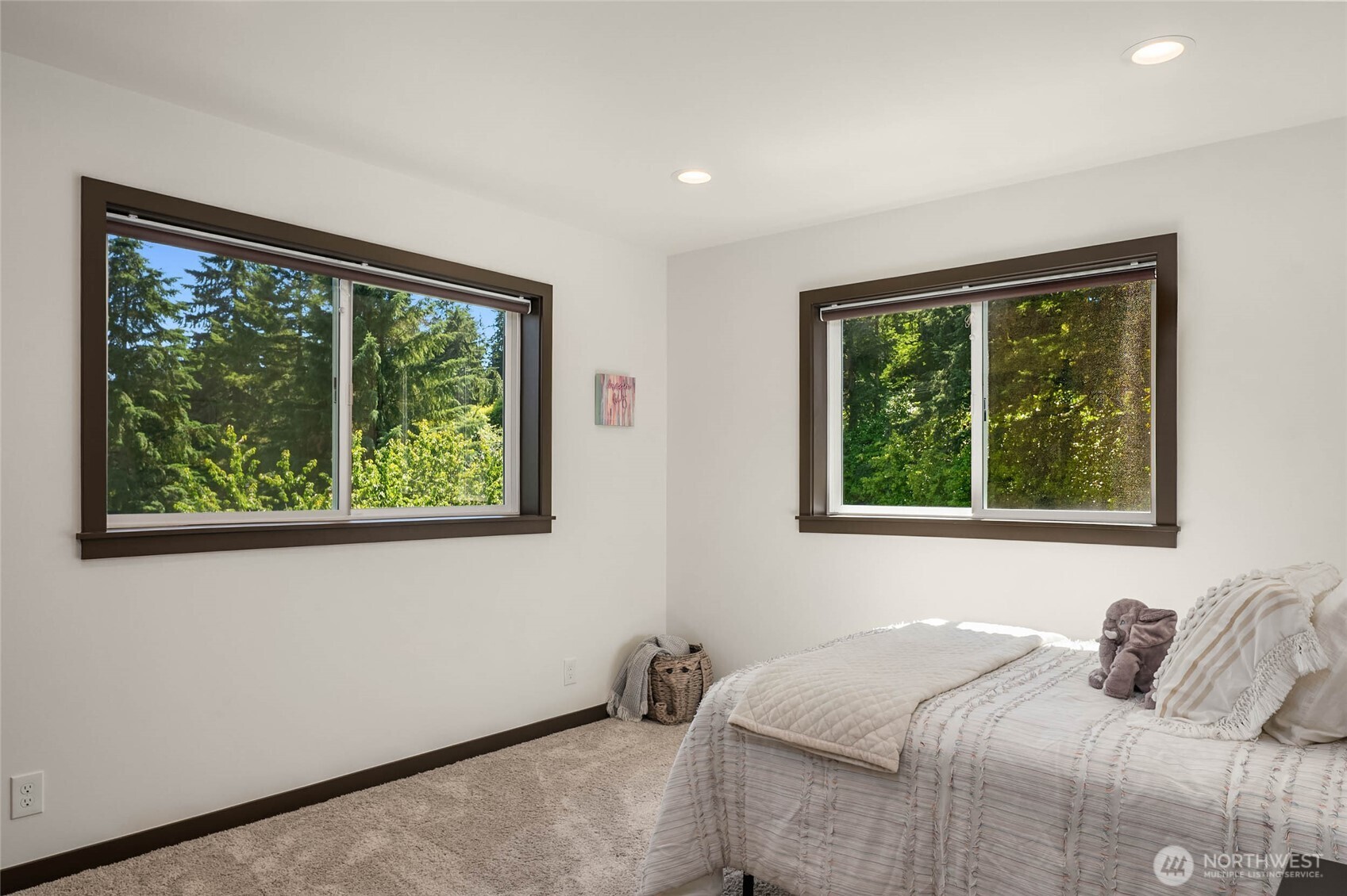 Bedroom with walk-in-closet.