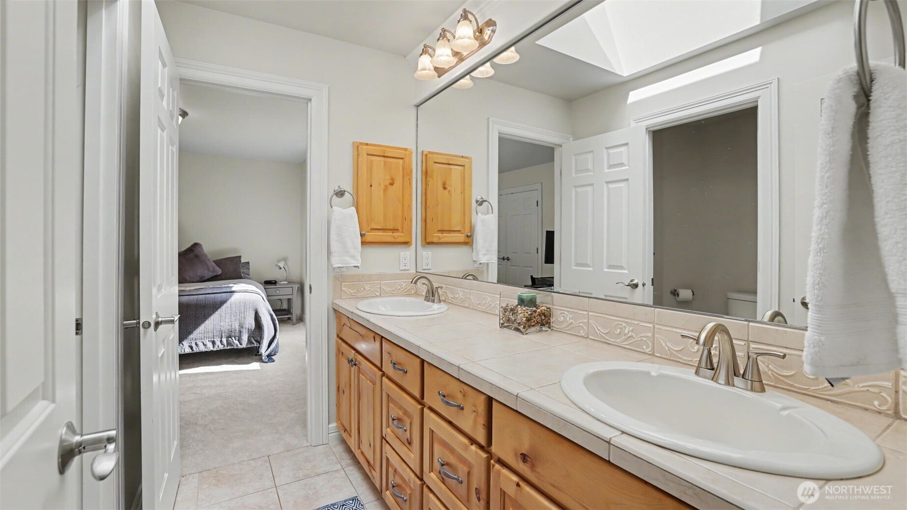 Jack and Jill Bathroom.