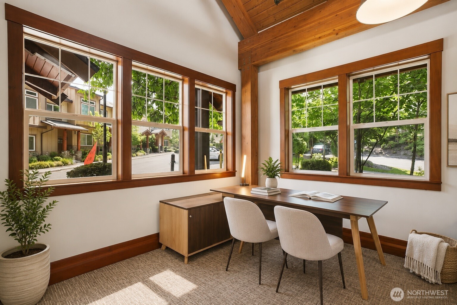 Your very own 2-car garage with electric EV charges and interior painted Garage!  As you enter the home from the garage you will find the flex room that can be used as home office, media, playroom or gym!
