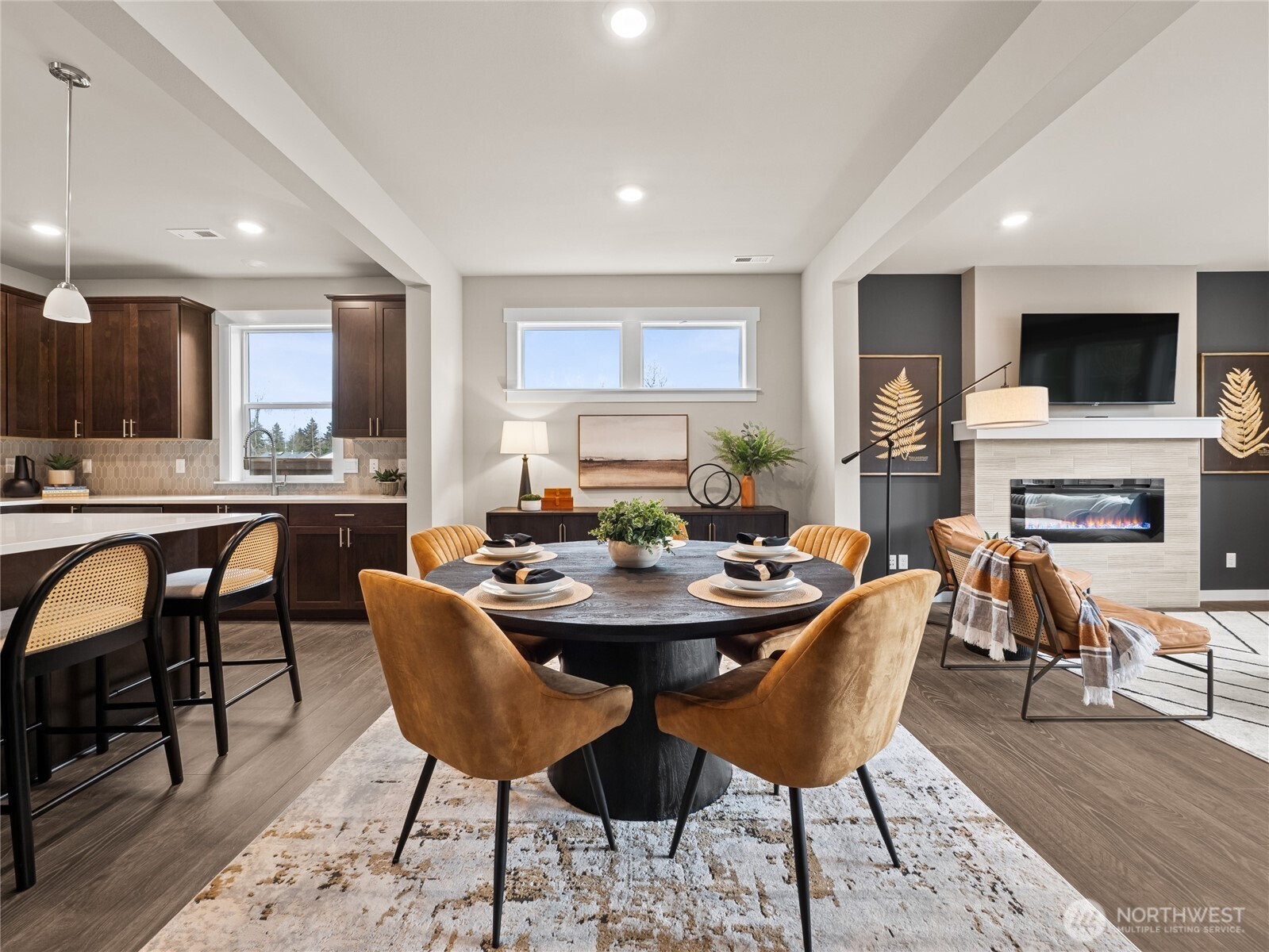 Spacious formal dining room. Photo is representational. Actual home is under construction and finishes and paint colors may vary. See site agent for details....