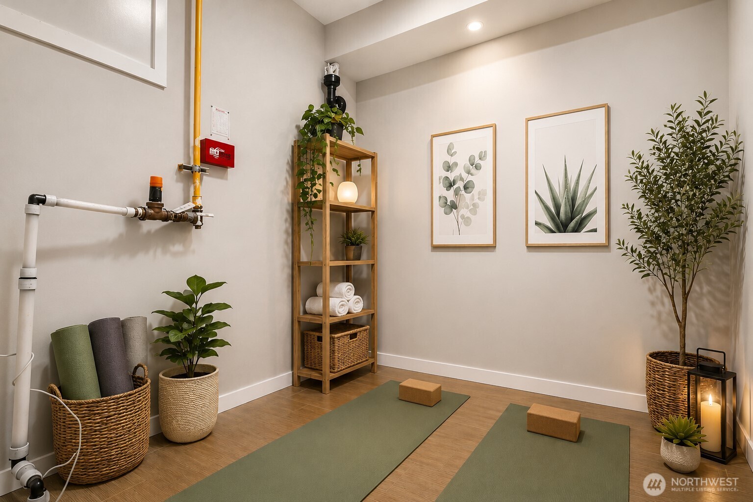 Virtually staged bonus room on the lower level off the garage!   can be used for private office, exercise room or play room! Tons of possibilities.  Come check it out today!
