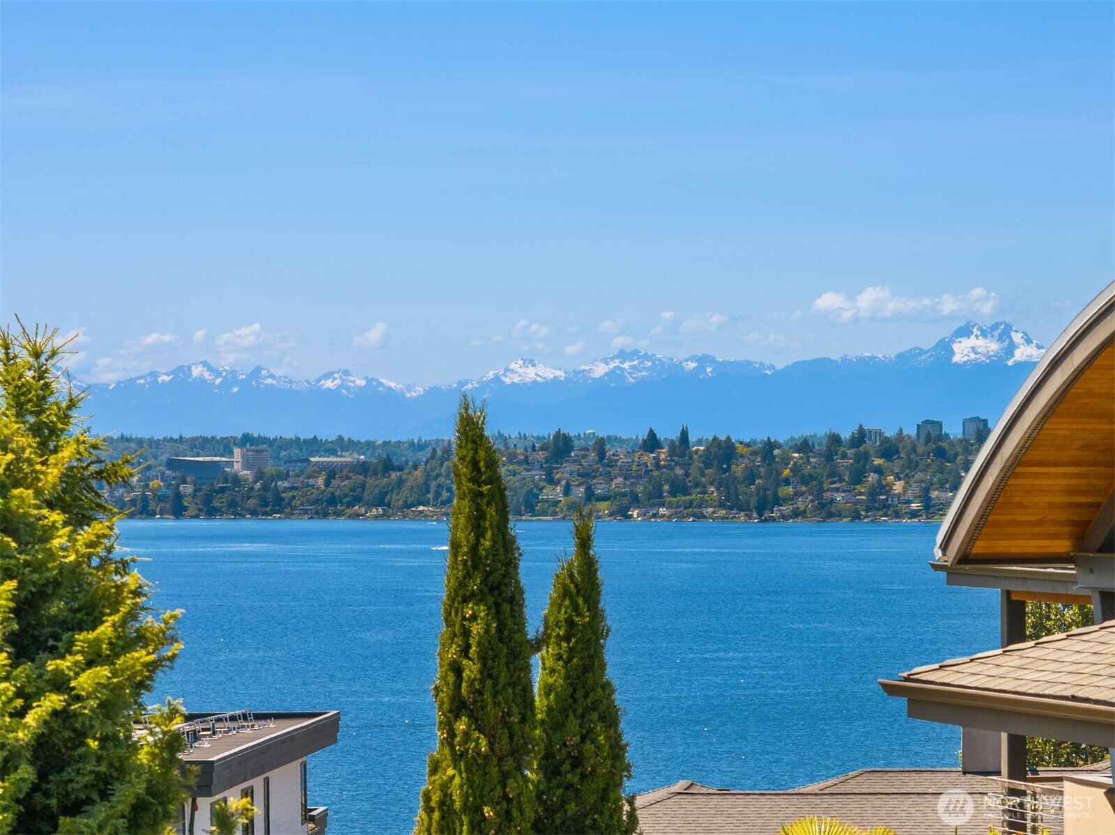 Lake, Mountain, City Views