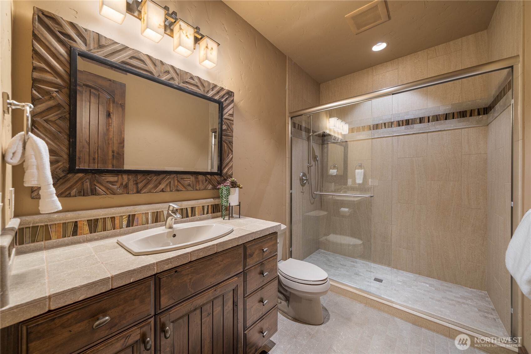 Lower Level 3/4 Bath off of Rec Room