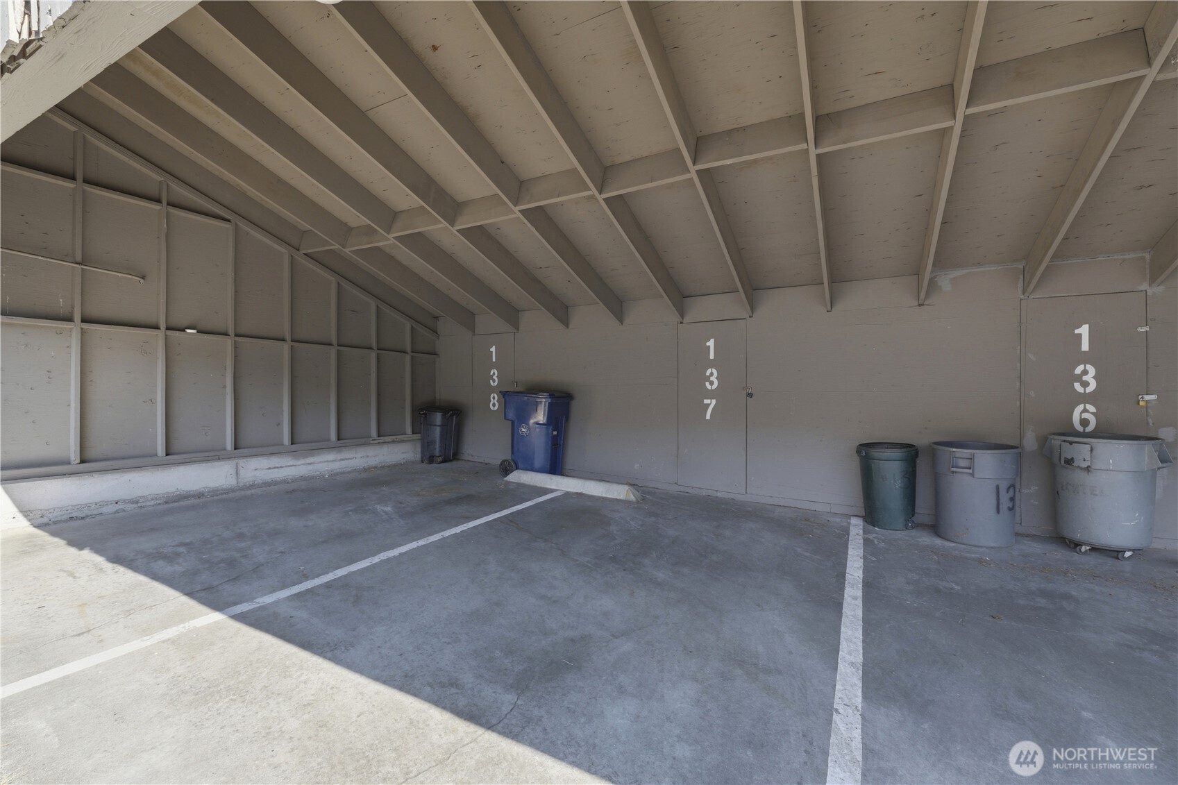 Reserved parking and storage nearby
